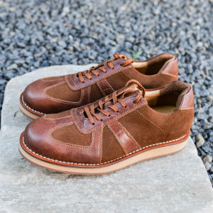 Vintage Leather Durable Anti-slip Training Shoes