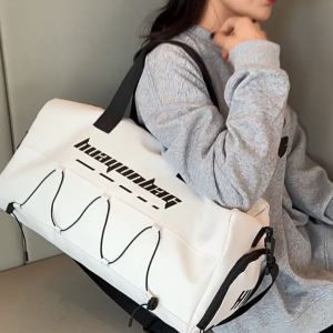 MENSPE ฟิตเนสกระเป๋ายูนิเซ็กส์กีฬากระเป๋ากระเป๋าเดินทางกีฬากลางแจ้งกระเป๋าสะพายออกกำลังกายกระเป๋าแฟชั่นผู้ชายผู้หญิงเดินทางกระเป๋าเดินทางแบบพกพาโยคะโยคะว่า ยน้ำกระเป๋า