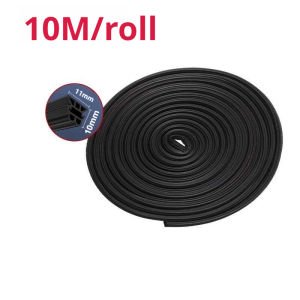 SEAMETAL | SEAMETAL Rubber Car Door Seal Strip 3-Layer Thicken Sound Insulation Dustproof Protector Strip Auto Door Hood Trunk Weatherstrip