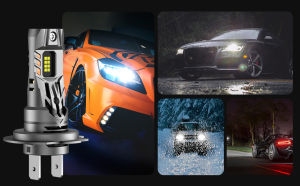 Novsight N63 ไฟ LED สำหรับไฟหน้ารถ H7 LED หลอดไฟสูง/ต่ำ ไฟตัดหมอก 70W 16000LM 6500K สว่างพิเศษแบบ 1:1 ดีไซน์มินิ Plug&Play 2 ชิ้น รับประกัน 1 ปี จัดส่งฟรี
