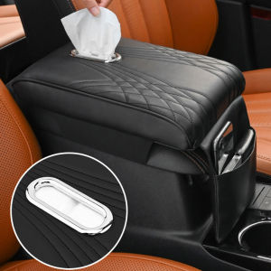 BLALION แผ่นหนังรองยกรถที่วางแขนกล่องเก็บของที่วางแขนอัตโนมัติกันน้ำกันฝุ่นอุปกรณ์ตกแต่งภายในรถยนต์