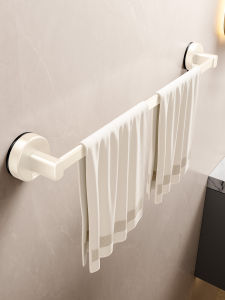 ROLONG | Suction Cup No-Drill Bathroom Towel Hanger Single Rod