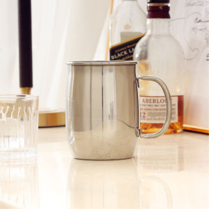 Double Wall Beer Glass For Home 304 Stainless Steel Anti-Fall Large Capacity Liquor Cup Pour Fire Cup Cocktail Mug