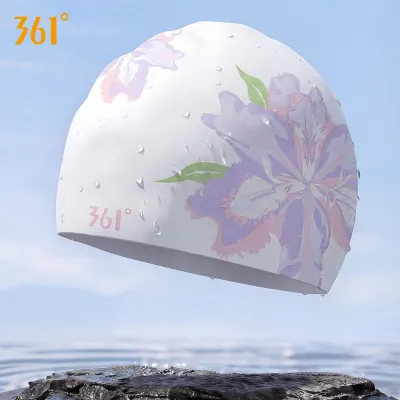 361° | Waterproof Silicone Swimming Cap for Long Hair