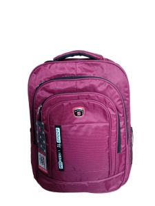 Tas Ransel Laptop Polo Profesional BLASERS Tas ransel sekolah Tas punggung multifungsi Nilon Alto Hitam Merah Navy