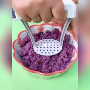 TWOL SHOP 1pcs Food Grade PP Potato Presser Multipurpose Fruit Puree Maker Kitchen Tool