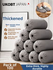 UKOBT | Waterproof Non Slip Reusable Thick and Durable Shoe Covers