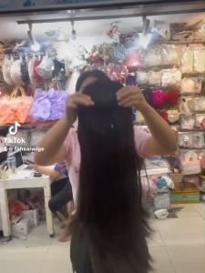 วิกผมแผ่นปิดผมบาง ปิดผมหงอก เส้นผมเหมือนจริงสวยตามภาพ100% มี160706 ยาว 60 เซ็น เสกกลางตรง กับ 160702ยาว 40 เซ็น เสกกลางตรงค่ะ