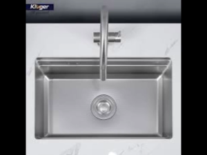 Chậu rửa bát Kluger K600 series KG7644FS Basic inox cao cấp một hố sâu chống ồn chống xước