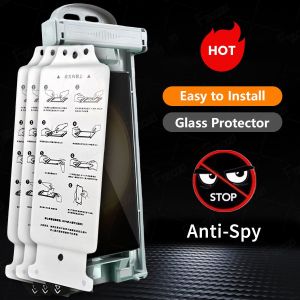 1-3Miếng Phim Hydrogel Gốm Toàn Màn Hình Cho Xiaomi Mi 14 15 Pro Ultra Chống Nhìn Trộm Gốm tinh thể vi Phim bảo vệ Hydrogel Gốm full màn nhận vân tay