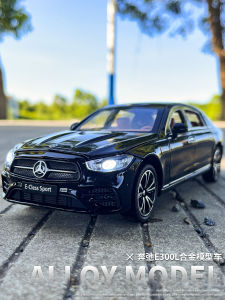 Realistic 1:24 Scale Alloy Metal Car Model Toy Collectible Big Benz E300L for Men Boys Display Decoration Finished Product