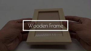 Magic photo Wooden Frame Natural Wood | White | Black A4 | 7in | 6in