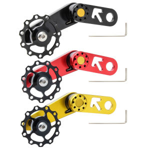 Folding Bike Chain Tensioner Aluminum Alloy Bike Pulley Jockey Wheel Derailleur Chain Checker Bicycle Accessories