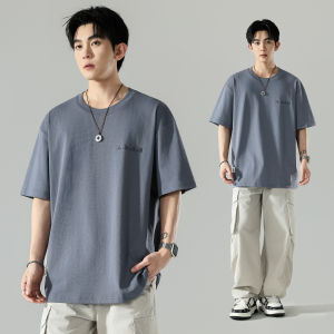 Wood soon | Retro Letter Embroidery Cotton T-Shirt