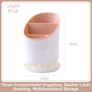 Creative Plastic Cutlery Drain Organizer