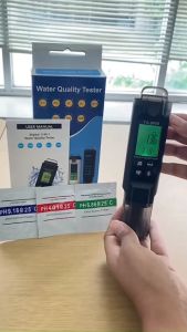 เครื่องวัด pH EC TDS 5in1 ปากกาวัดพกพาสดวก ครบจบในเครื่องเดียว