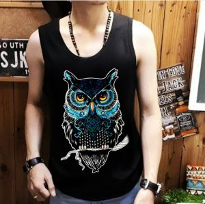 ShopAoi - Singlet Owl Burung Hantu /Kaos tanpa lengan / Kaos Dalam