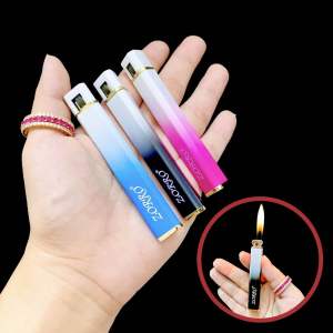 [HCM] Bật Lửa Gas Khè - Gas Đá Rãnh Tay Màu Cầu Vồng Kiểu Trụ Cơ Bản (Chọn Mẫu)