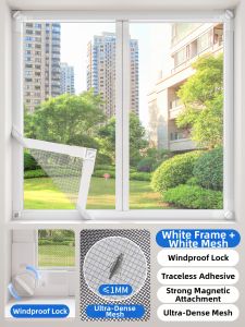 Watthour | Anti Mosquito Magnetic Removable Invisible Window Screen
