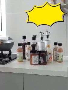 RAK PUTAR PENYIMPANAN SERBAGUNA 360 DERAJAT / RAK PUTAR BUAH / RAK PUTAR BUMBU / RAK PUTAR MINUMAN / RAK PUTAR KOSMETIK