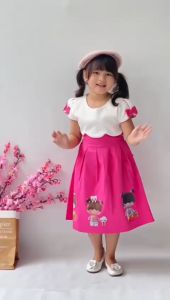 Dress Anak Perempuan - Baju Anak Anak Perempuan Bahan Katun usia 1-12 tahun 4212