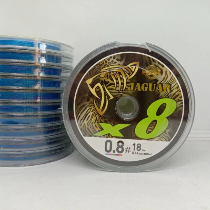 Senar PE Stella Jaguar Multicolor X8 Connecting Spool 100m