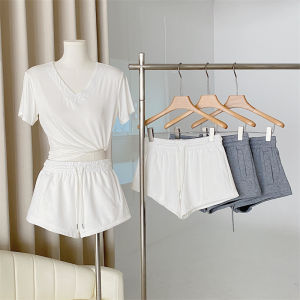 Casual Womens Pants Pulled Elastic Waist Summer 2024 New Slim Fit Cotton Work Clothing Simple Style For Leisure