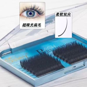 Ultra Soft Natural Looking Air-Fluffy Fake Eyelashes Wind-Blown Feather Eyelash Extension Tool for Beautiful Thick Long Lashes