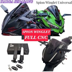 spion winglet YZF R25 spion winglet R25 2021 spion winglet Carbon KEVLAR  R25 spion winglet R15 V2 Polos hitam