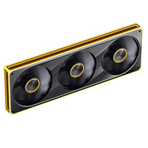 JONSBO | JONSBO ZE Series ZE-120/240/360 Computer Case Fan CD Pattern Aluminum Nameplate 5V/3 Pin ARGB 12cm Case Fan Forward/Reverse Fan