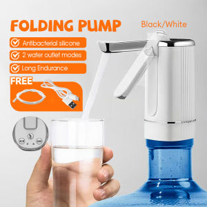 Automatic Mineral / Barreled / Purified Water Pump Portable Electric Automatic Water Rechargeable Intelligent Folding Electric Water Pump Dispenser for Home and Travel 电动抽水器