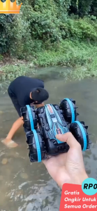 Xe Ô Tô Điều Khiển Từ Xa RC Xe Đồ Chơi Chạy Trên Cạn Lội Nước Vượt Mọi Địa Hình Cực Ngầu Cho Bé