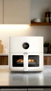 Xiaomi Smart Air Fryer 5.5L หม้อทอด I กำลังไฟ 1600 วัตต์ I หน้าต่างภาพ I รองรับการปรุงอาหารด้วยอุณหภูมิต่ำ | เตาไมโครเวฟ I เตาอบไฟฟ้า
