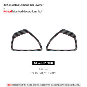 ALCANTARA | For BMW F20 Serie 1 2012-2019 Made of Alcantara/Carbon Fiber Leather Car Interior Door Horn Speaker Panel Trim Sticker Accessory