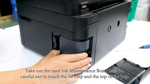 Maintenance Box Cartridge T04D1 Kotak Pembuangan tinta lengkap Busa Cip Reset / Chip Compatible Printer Epson M1140 M1170 M2140 M2170 M3170 L6160 L6168 L6170 L6178 L6190 L6198 L6260 L6270 L6290 L6460 L6490 L14150 L11050 OEM Compatible