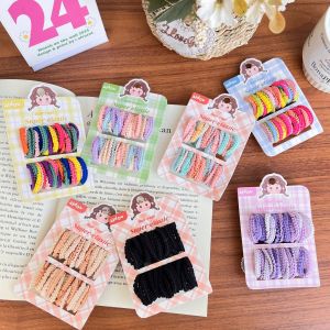 สีสันผมวงยืดหยุ่นสําหรับหญิง 40 ชิ้นชุดไม่ทําลายสไตล์เรียบง่ายผมสําหรับเด็กอายุ 6-12 เดือน