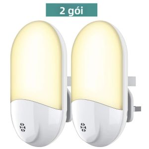 Đèn Ngủ LED Cắm Với Cảm Biến Tế Bào Quang Tự Động Dusk Đến Dawn Đèn Chiếu Sáng Tường Đèn Ngủ LED Hiệu Quả Năng Lượng