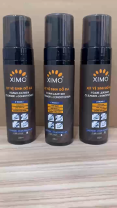 Chai xịt vệ sinh đồ da (dạng bọt 200ml)  hỗ trợ làm sạch dưỡng ẩm chống ẩm mốc kháng khuẩn cho giày da - túi da - áo da - ghế da