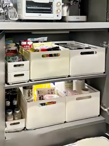YHOME Kotak Penyimpanan Dapur Bawah Wastafel Sekat Laci Fleksibel Storage Box Organizer KHM H909