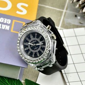 Geneva jam tangan Quarty dgn lampu blackligh LED terlaris