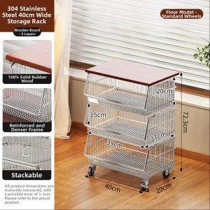 Multi-Layer Stainless Storage Rack