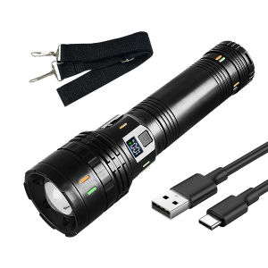 6800000LM High Power LED Flashlight Most Powerful Tactical Torch 15000mah Rechargeable Flashlight Outdoor Portable Handheld Lamp