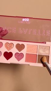 OhMyLove 4 in 1 Multiple Face Palette Eyeshadow & Blush & Highlighter & Contour