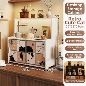 evesigar | Table Dust-proof Multi-layer Storage Shelf