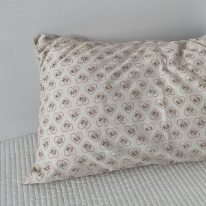 Simple Personality Pure Cotton Pillowcase Single Standard Size 48*74 Envelope Closure Pillow Cover for Individual Pillow