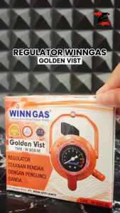 WINN GAS W800M GOLDEN VIST Regulator Tekanan Rendah Bergaransi Resmi BONUS SELANG GAS