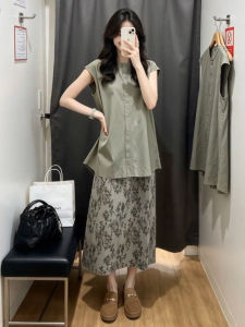 unifittoo | Relaxed Leisure Style Shirt and Skirt Set
