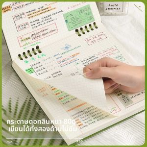 สมุดบันทึกแบบพับได้สี่เหลี่ยมลายทางแบบถอดออกได้สุดเก๋และดูดีมีศักยภาพ กระดาษคุณภาพเยี่ยม อุปกรณ์ธุรกิจ เขียนโน้ต