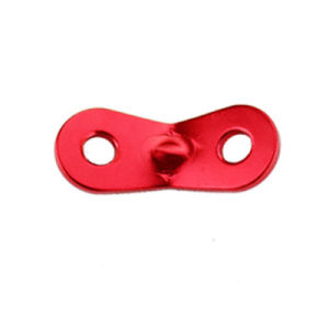 2PC Nhôm Siêu Nhẹ Lều Cắm Trại Phụ Kiện Lều Khóa Móc Di Động Đi Bộ Đường Dài Ngoài Trời Gió Dây Chặn Cho 3-4 Người Lều