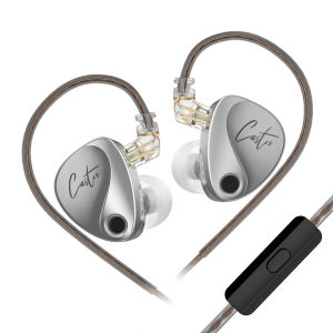 KZ Castor in Ear Monitor HeadphonesSound Tunable Noise Isolating IEMs2PIN-C Detachable CableDual-Dynamic Driver Wired Earbuds